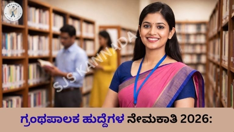 ಗ್ರಂಥಪಾಲಕ ಹುದ್ದೆಗಳ ನೇಮಕಾತಿ 2026: