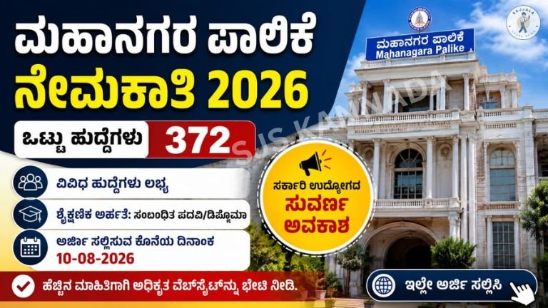 Municipal Corporation Recruitment 2026