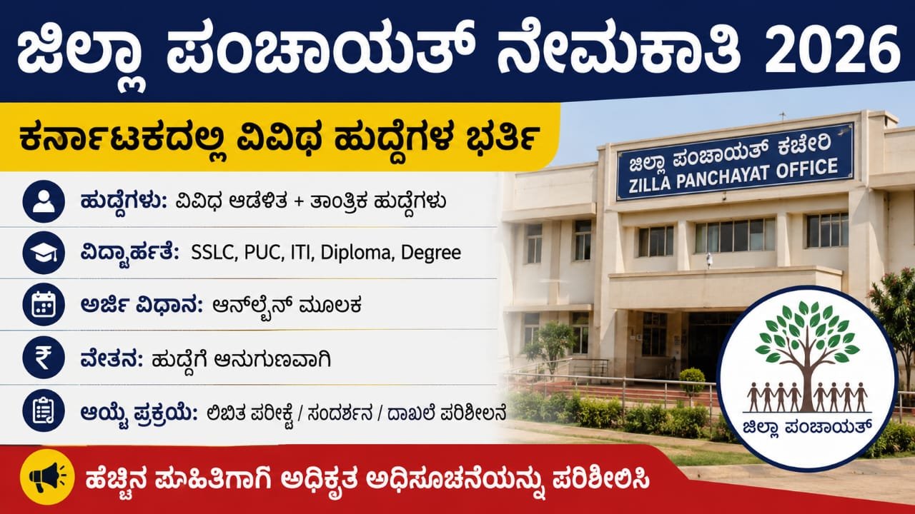 Zilla Panchayat Recruitment 2026